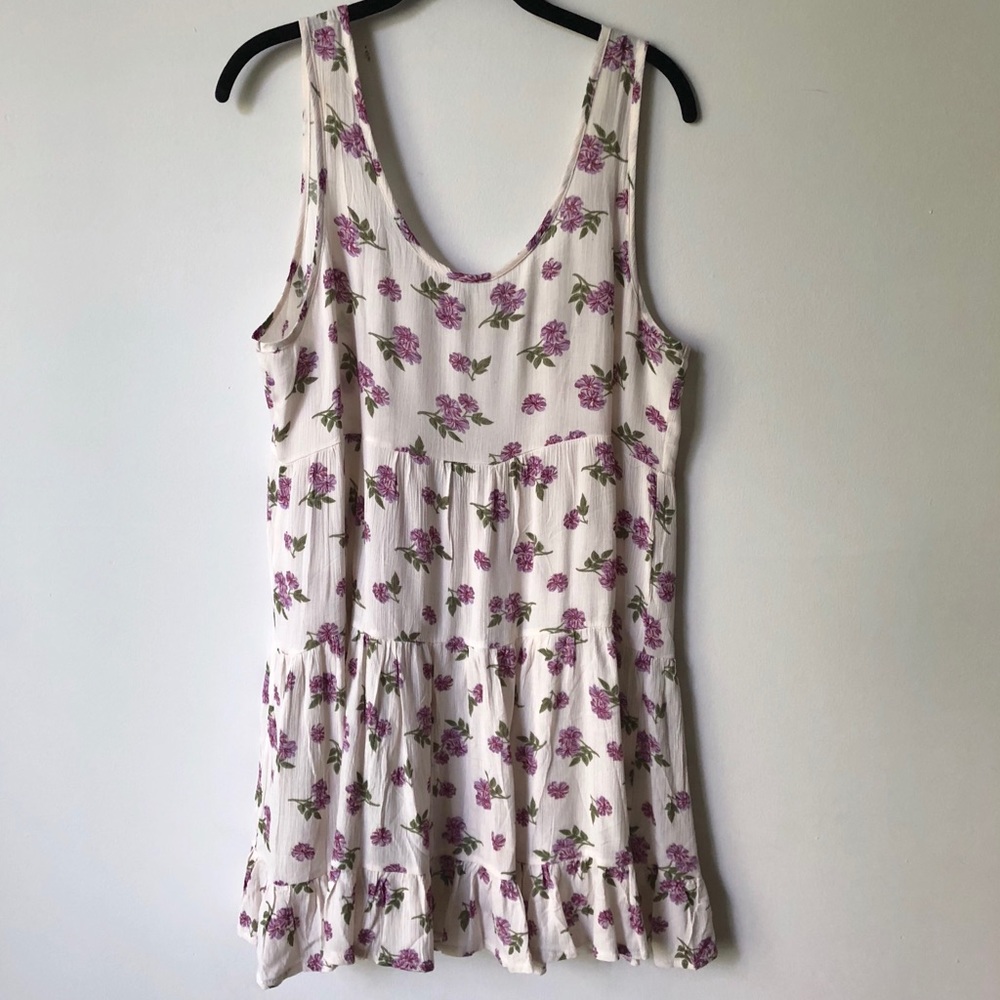 NEW! • Ivory Lavender Lilac Floral Boho Jada Dress - Picture 2 of 3